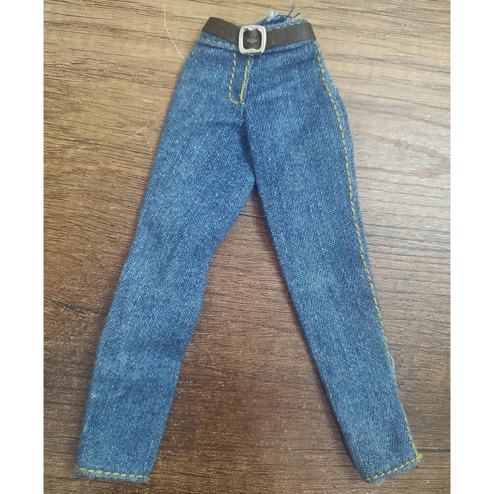 Barbie Jeans For Becky In Wheelchair Attached Belt Vintage Read Z32